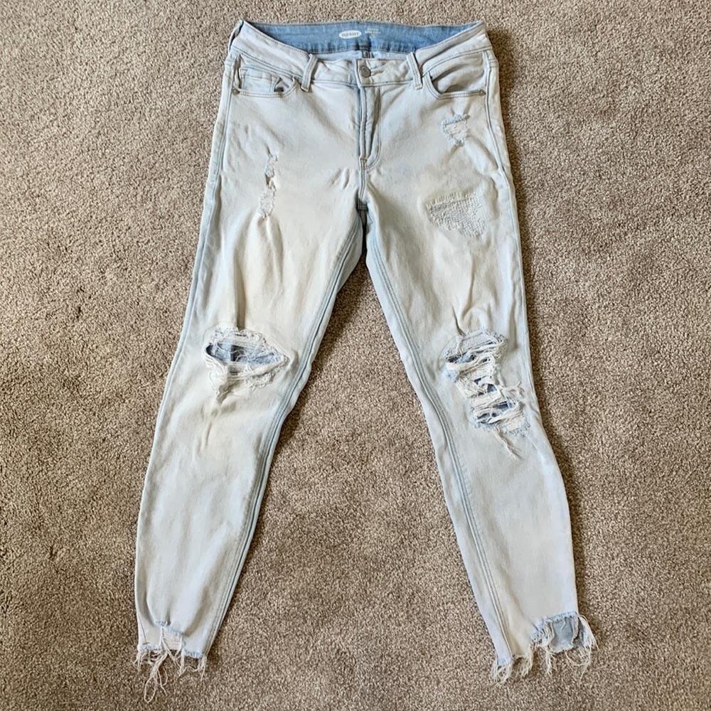 Old Navy Rockstar Super Skinny Ankle Mid-Rise Women’s Jeans size 6